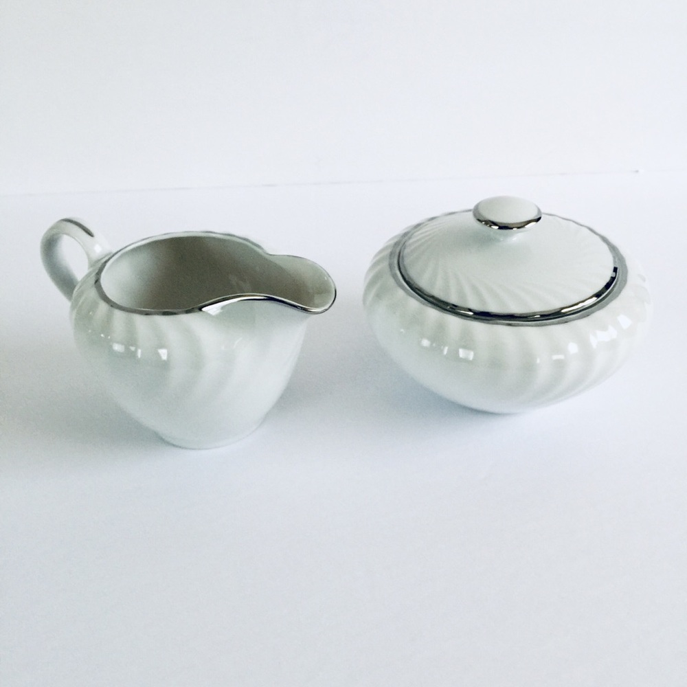Norleans Estate White Cream Sugar Platinum Swirl